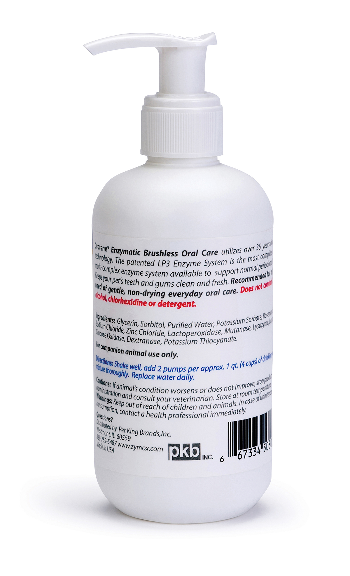 Oratene® Enzymatic Brushless Water Additive, Authentic Product Made in the USA - 4 oz