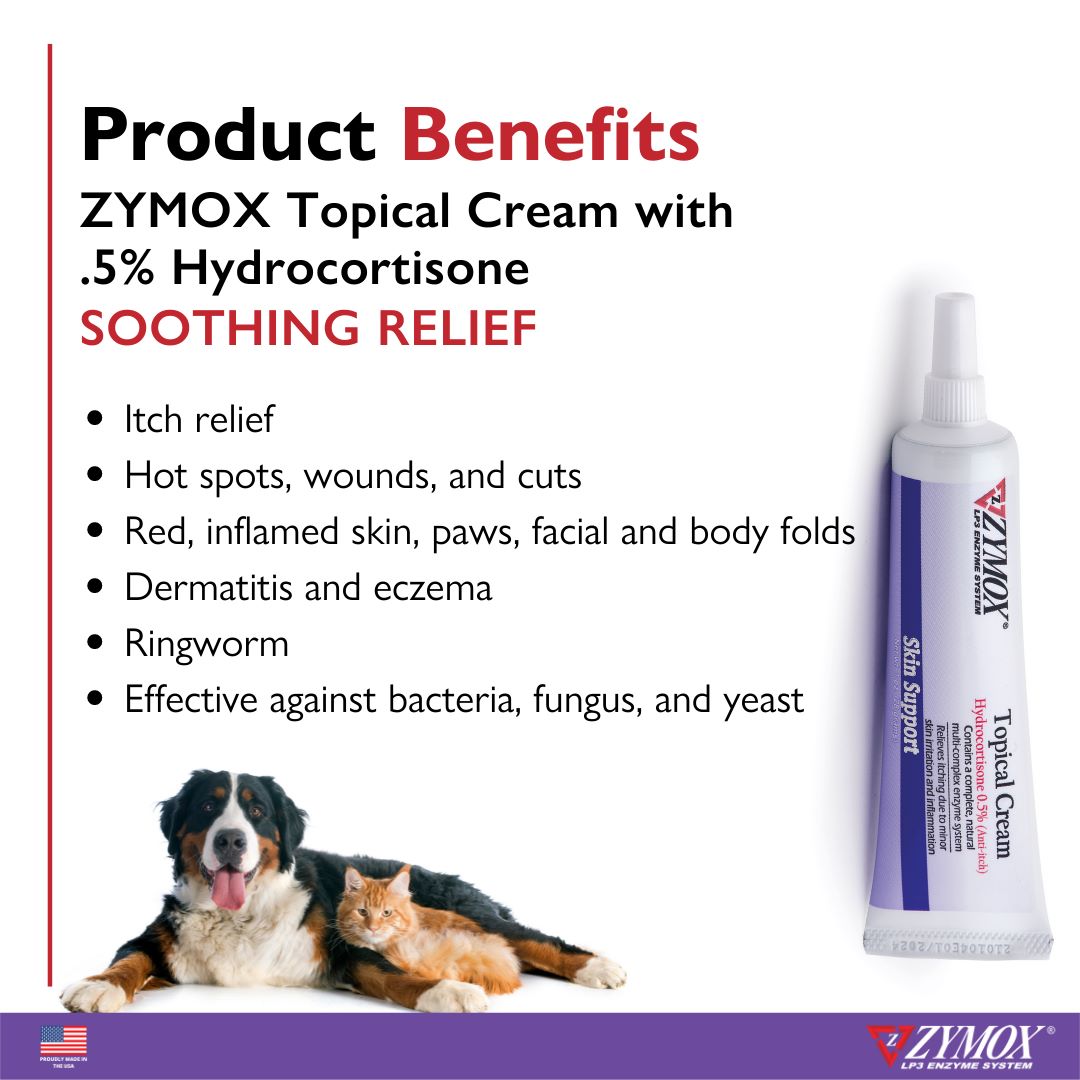 ZYMOX® Topical Cream with .5% Hydrocortisone