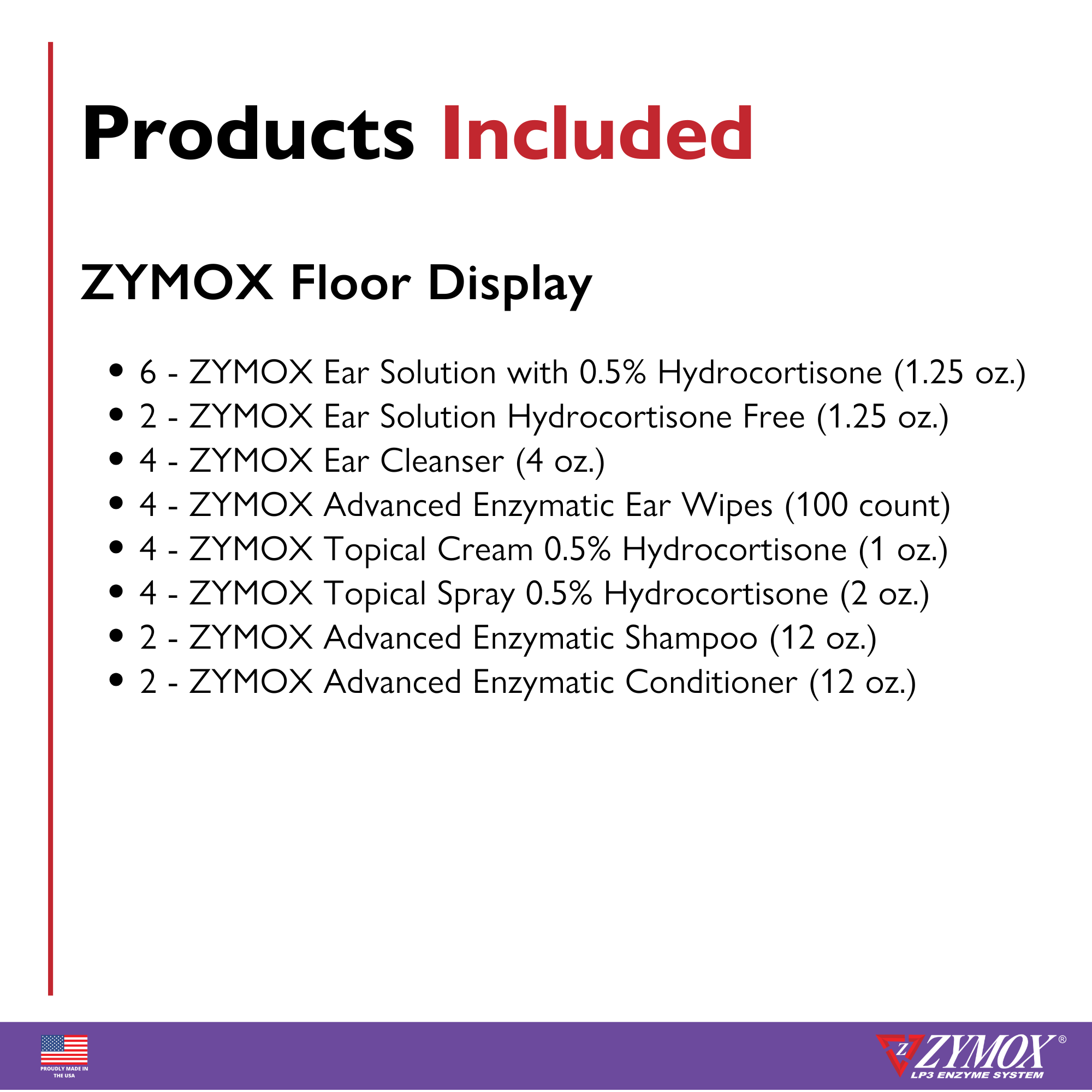 ZYMOX FLOOR DISPLAY