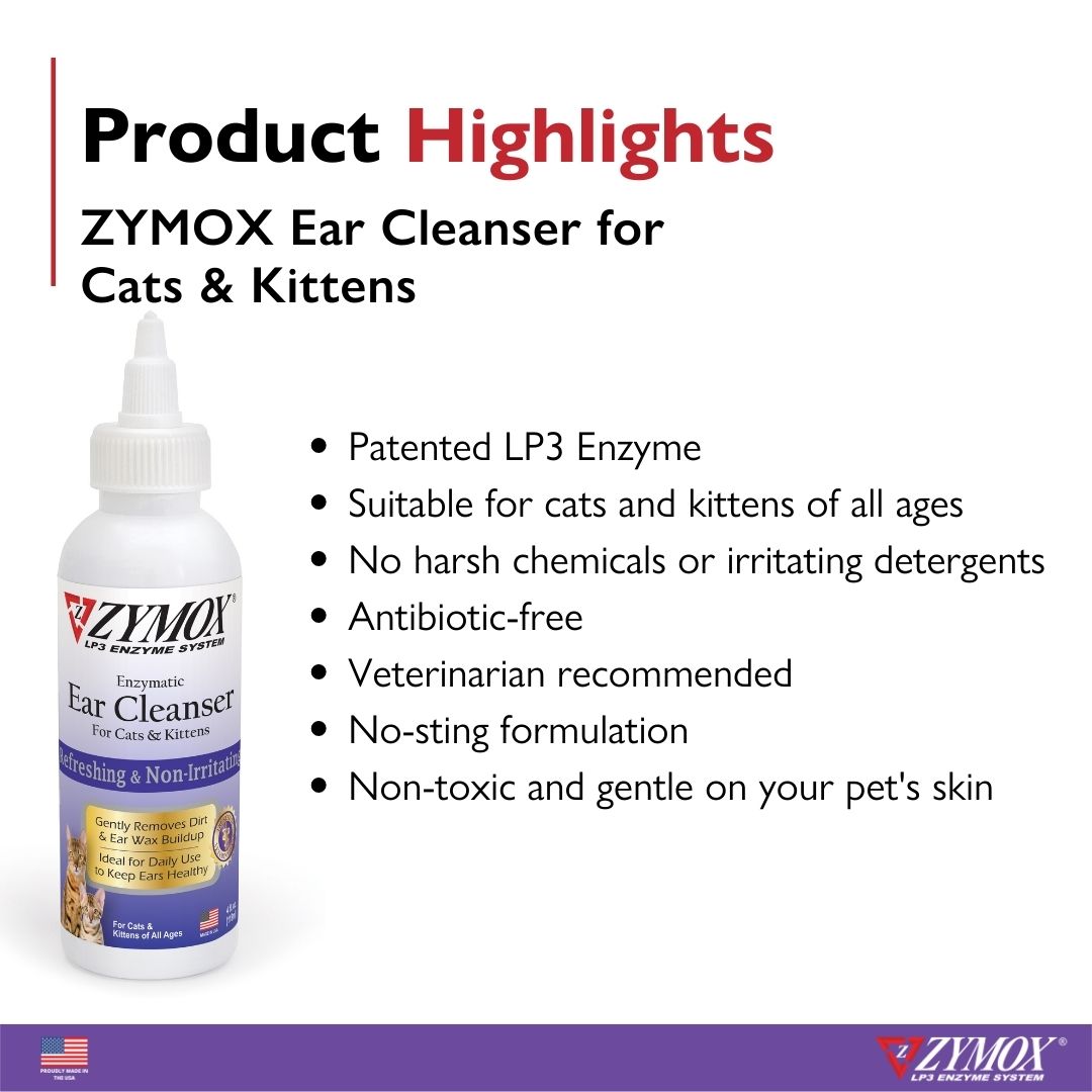 3 RZFEC0400_6 67334 20400 1_ZYMOX Ear Cleanser Cats_highlights